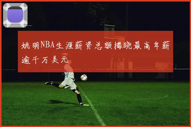 姚明NBA生涯薪资总额揭晓最高年薪逾千万美元