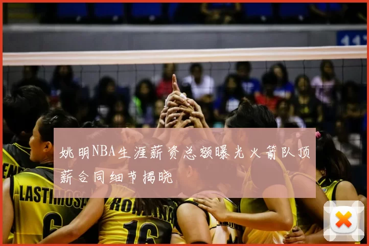 姚明NBA生涯薪资总额曝光火箭队顶薪合同细节揭晓
